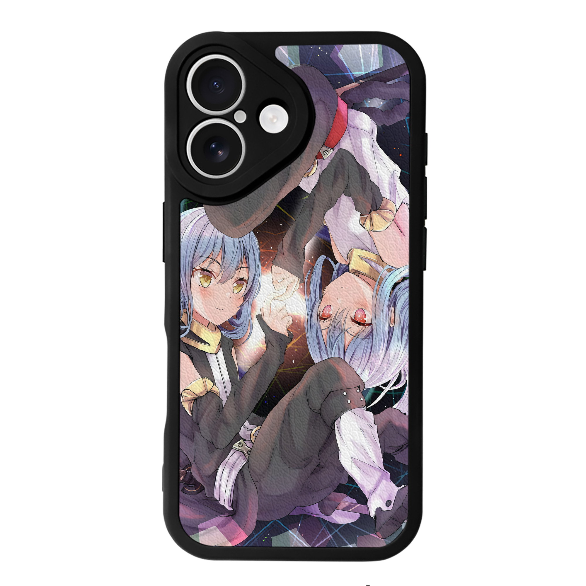 （画像用） 転スラ Regarding Reincarnated to Slime 【iPhone 16シリーズ対応】シリコンスマホケース（レザー調） 材質：シリコン